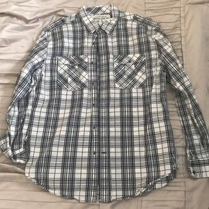 Plaid Nautica Jeans Co. Button down